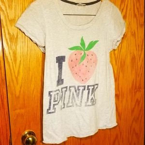 I Love PINK Strawberry top